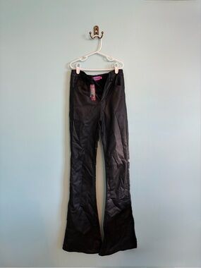 Edikted Black Straight Leg Pants